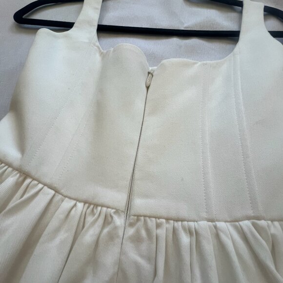 White Corset Mini Dress by Silvia Astore "The Annie Dress" from Annie's Ibiza - Picture 10 of 16